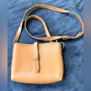 J. Crew leather cross body with adjustable strap